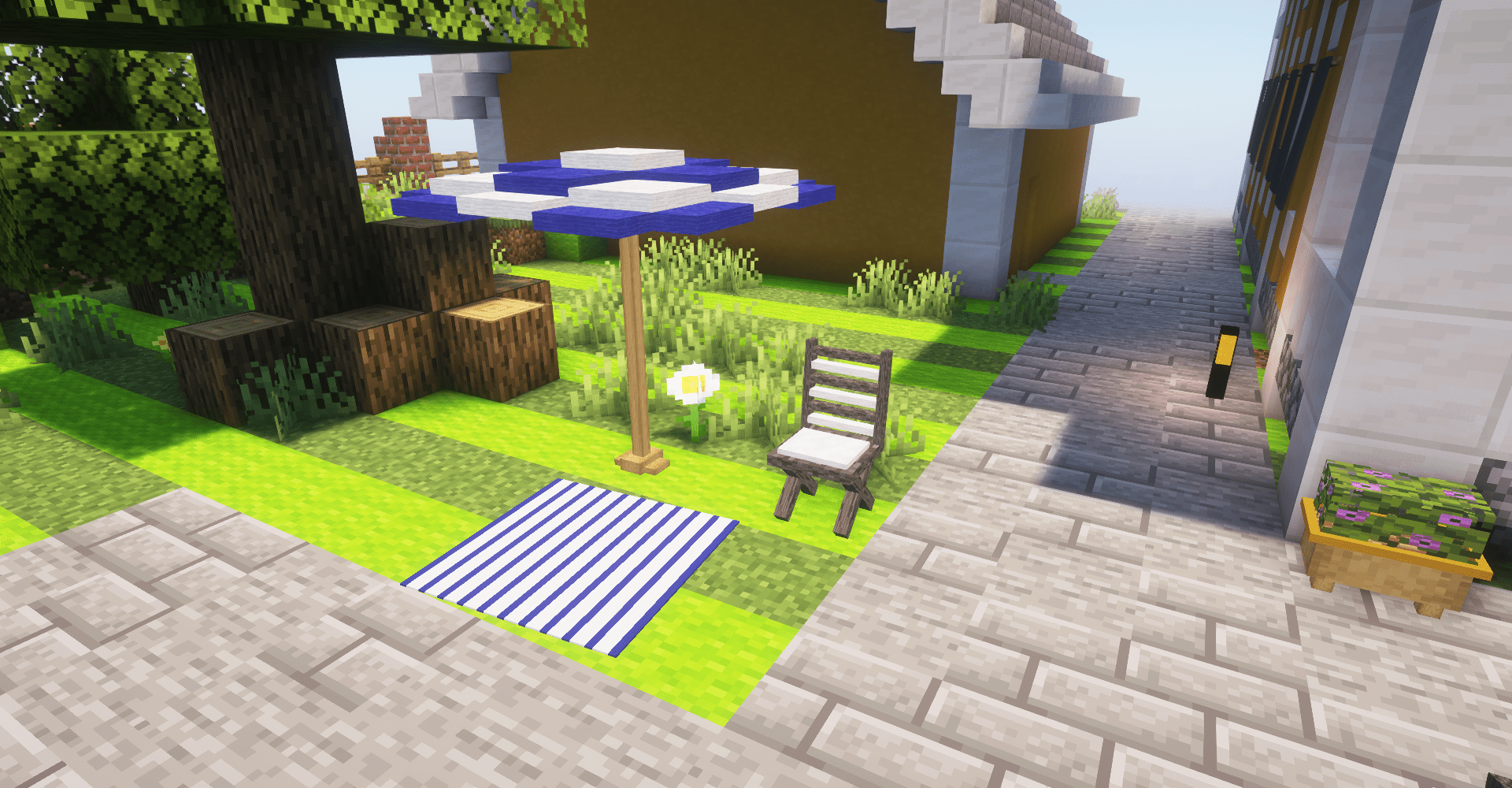 Outside Minecraft Modren Outdoor Models Pack | AdvancedPlugins